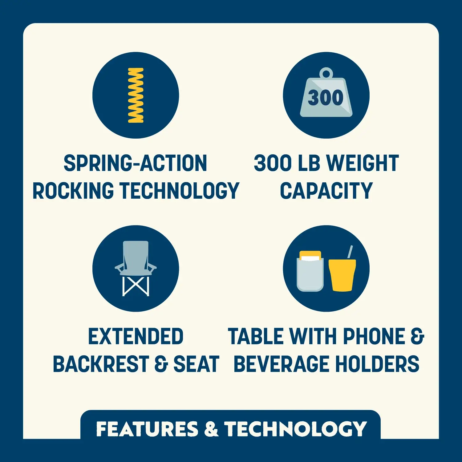 Stowaway Rocker™ with Side Table - Image 33
