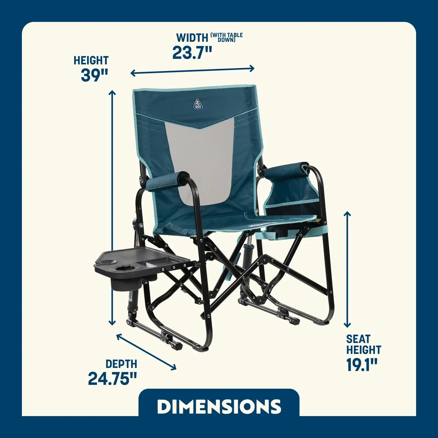 Stowaway Rocker™ with Side Table - Image 34